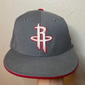 Houston rockets NBA Adidas fitted hat